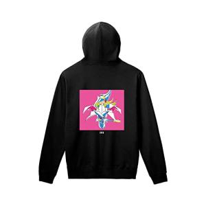 遊 戯 王デュエルモンスターズ ブラック マジシャン ガール バックプリントパーカー レディース Lサイズ