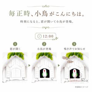 鳩時計 カッコー時計 壁掛け時計 振り子時計 ...の詳細画像4