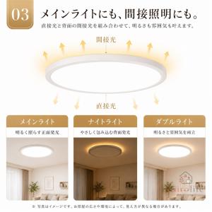 シーリングライト LED 薄型 2.5cm 直...の詳細画像3
