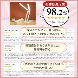 デスクライト 充電式 コードレス usb le...の詳細画像2