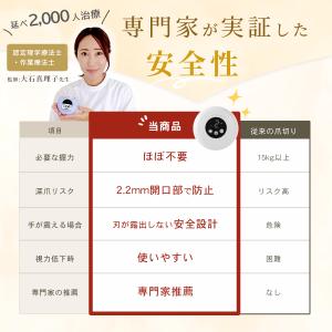 電動爪切り 高齢者 介護 充電式 2in1 赤...の詳細画像3