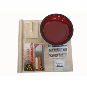 普及型麺打セット（大）そば・うどん「麺打入門」DVD付 A-1260 蕎麦