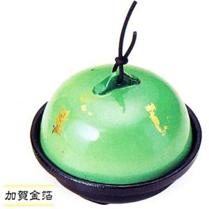 アルミ　高瀬鍋（金彩、緑）小　品番：31381　代引不可商品です。｜hikari-chyubo