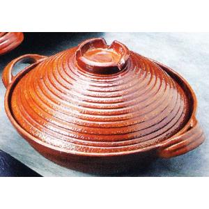 アルミ 楽鍋（赤アメ釉）27cm　品番：32373　代引不可商品です。｜hikari-chyubo