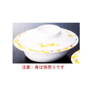 スリーラインメラミン食器 （自助食器）中皿（蓋）（フェロー）148×35mm品番：M-127AIF注意：身は別売りです｜hikari-chyubo