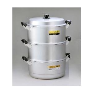 ホクア アルマイト加工蒸し器 スチームクッカー 二重セット 36cm ホクア アルマイト加工蒸し器 スチームクッカー 二重セット 36cm