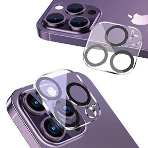 NIMASO カメラフィルム iPhone 14 Pro/iPhone 14 Pro Max 用 カメラ レンズ 保護カバー 全面保護 黒縁取り 露出｜hikari-net