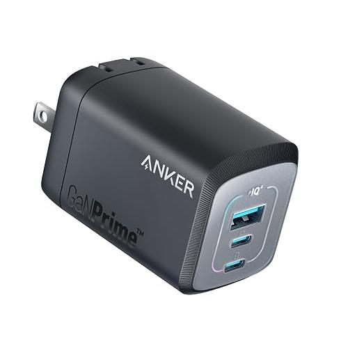 Anker Prime Wall Charger (100W, 3 ports, GaN) USB ...