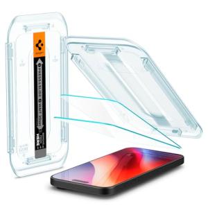 Spigen iPhone 16 Pro Max ガラスフィルム 9H硬度強化ガラス 貼り付けキット付き iPhone16ProMax対応 保護フィル｜hikari-net