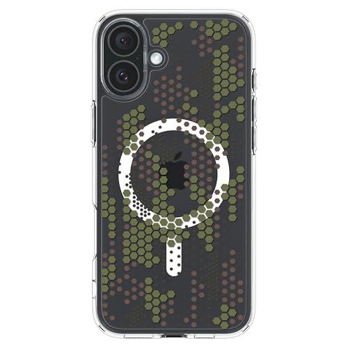 Spigen iPhone 16 ケース クリア MagSafe対応 耐衝撃 ストラップホール 黄変...