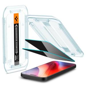 Spigen iPhone 16 Pro Max ガラスフィルム プライバシー 9H硬度強化ガラス 貼り付けキット付き iPhone16ProMax対｜hikari-net