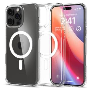 【17年社歴の技術力】Spigen iPhone 16 Pro Max ケース MagSafe対応 クリア 透明 ストラップホール 米軍MIL規格 ウ｜hikari-net