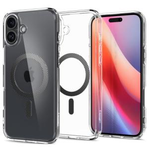 Spigen iPhone 16 ケース クリア MagSafe対応 耐衝撃 ストラップホール 黄変防止 バンパー 米軍MIL規格 ウルトラ・ハイブリ｜hikari-net