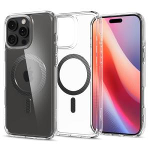 Spigen iPhone 16 Pro ケース MagSafe対応 クリア 透明 ストラップホール 米軍MIL規格 ウルトラ・ハイブリッド・マグフィ｜hikari-net