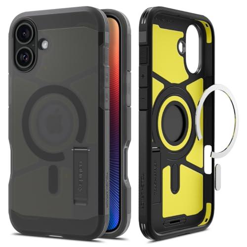 Spigen iPhone 16 ケース MagSafe対応 耐衝撃 マット 2重構造 米軍MIL規...