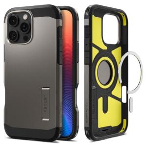 【17年社歴の技術力】Spigen iPhone 16 Pro Max ケース MagSafe対応 マグネット搭載 スタンド マット 耐衝撃 米軍MI｜hikari-net