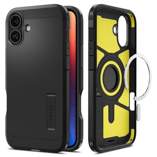 Spigen iPhone 16 ケース MagSafe対応 耐衝撃 マット 2重構造 米軍MIL規...
