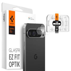Spigen Pixel 9 Pro カメラ保護フィルム Pixel 9 Pro 対応 レンズプロテクター 2枚入 AGL08444｜hikari-net