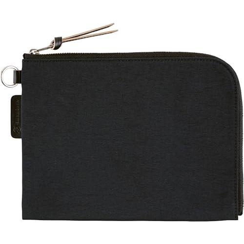 ほぼ日手帳 HON(A6)手帳カバー tragen フラットポーチ （ブラック） 手帳アクセサリー