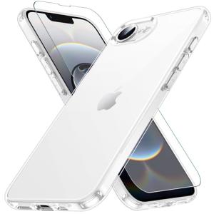 iPhone 16e ケース クリア 耐衝撃 ガラスフィルム付き アイフォン 16e ケース 米軍MIL規格 耐久性 iPhone16E ケース 黄ば｜hikari-net