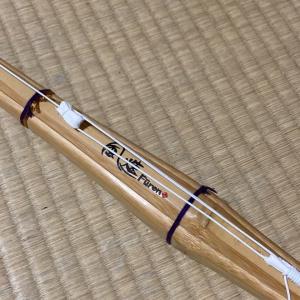 新型実戦竹刀 細身実戦「風煉」ふうれん　SSPシール37男女　吟付風白仕組