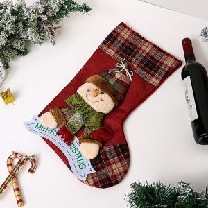 クリスマス靴下 クリスマスストッキング プレゼント袋 3D 立体