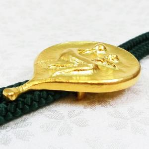 ループタイ 聖母|純金製 造幣局ホールマーク刻...の詳細画像1