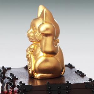 招き猫 Sサイズ 千両箱|置物 純金製 造幣局...の詳細画像1