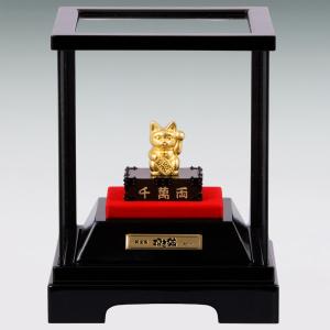 招き猫 Sサイズ 千両箱|置物 純金製 造幣局...の詳細画像4