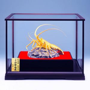 伊勢海老|置物 純金製 造幣局ホールマーク刻印品の詳細画像1