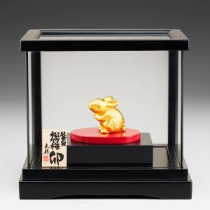卯 兎 松竹梅模様|置物 純金製 造幣局ホール...の詳細画像1