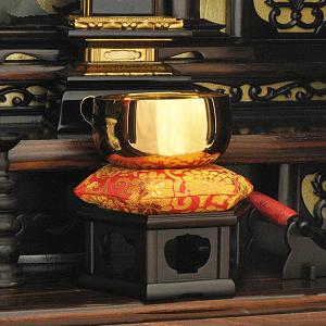 おりん 2.3寸|仏具5品セット 18金製 造...の詳細画像2