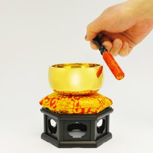 おりん 2.5寸|仏具5品セット 18金製 造...の詳細画像1
