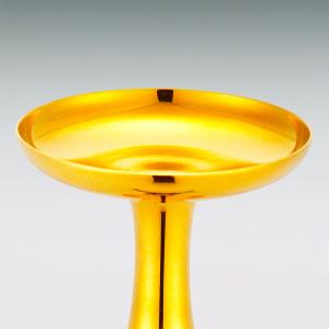 高月 菓子器 Lサイズ|仏具 純金製 造幣局ホ...の詳細画像1