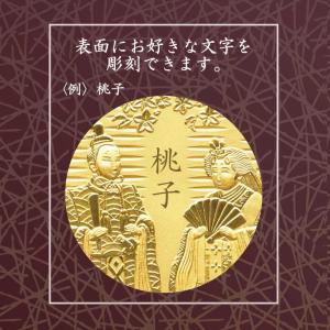 お雛様 Mサイズ|小判 純金製 造幣局ホールマ...の詳細画像1