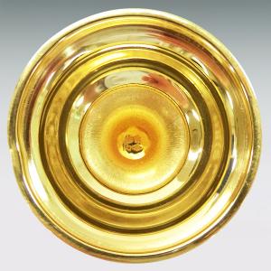 ブランデーグラス 鎚目模様 Lサイズ|純金製 ...の詳細画像2