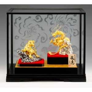 辰 寅 龍&虎|置物 純金製 造幣局ホールマー...の詳細画像1