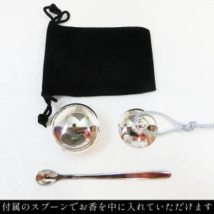 塗香入れ|仏具 銀製・磨き仕上げ 蓋:回転スライド式の詳細画像5
