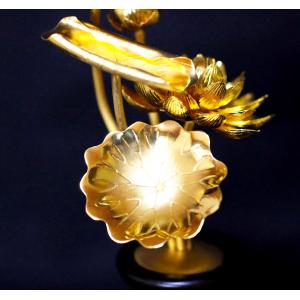 蓮常花揃い 7本立て|仏花2品セット 純金製 ...の詳細画像3
