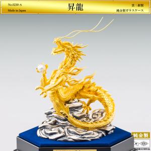 梅にうぐいす Sサイズ｜置物 純金製 造幣局ホールマーク刻印品