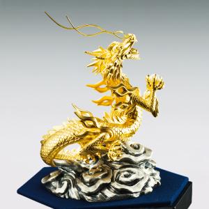 辰 昇龍 Sサイズ|置物 純金製 造幣局ホール...の詳細画像1