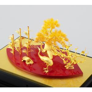 松竹梅 鶴 亀 Mサイズ|置物 純金製 造幣局...の詳細画像1
