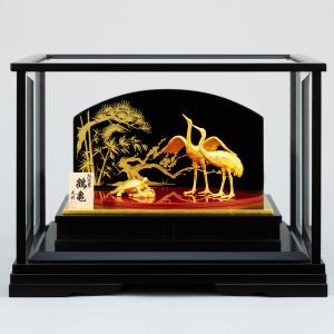 鶴 亀|置物 純金製 造幣局ホールマーク刻印品の詳細画像3
