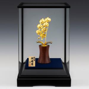 胡蝶蘭 花七輪 Lサイズ|置物 純金製 造幣局...の詳細画像1