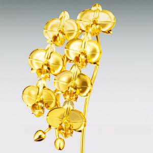 胡蝶蘭揃い Sサイズ|仏花2品セット 純金製 ...の詳細画像1