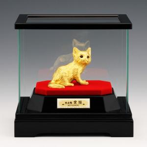 愛猫 Sサイズ|置物 純金製 造幣局ホールマー...の詳細画像1