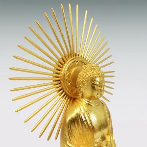 阿弥陀如来 御東光背 高さ16.3cm|仏像 ...の詳細画像3