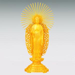 阿弥陀如来 御東光背 高さ16.3cm|仏像 ...の詳細画像1