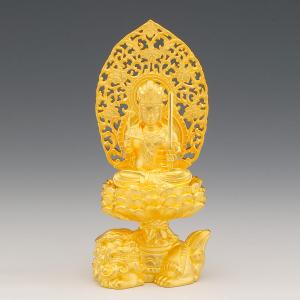 文殊菩薩 高さ11.3cm|仏像 純金製 造幣...の詳細画像1