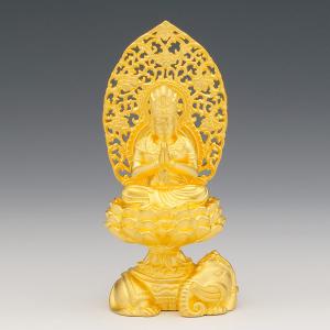 普賢菩薩 高さ11.3cm|仏像 純金製 造幣...の詳細画像1